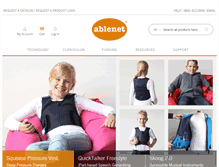 Tablet Screenshot of ablenetinc.com